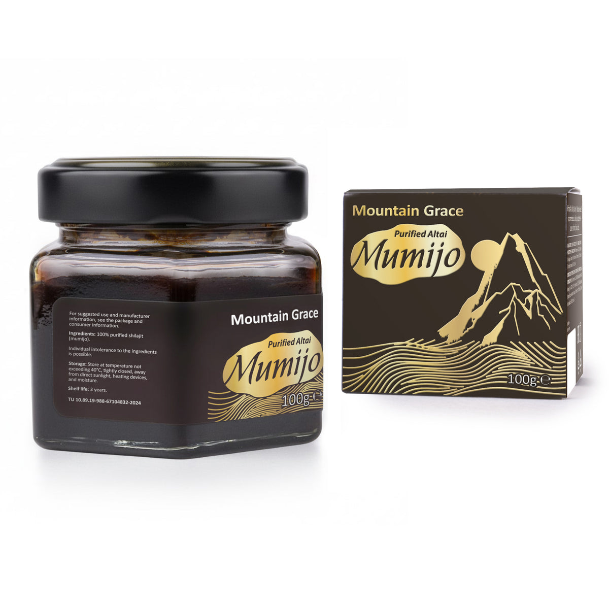 Premium Siberian Shilajit Resin – 100g | 100% Natural Altai Mumiyo