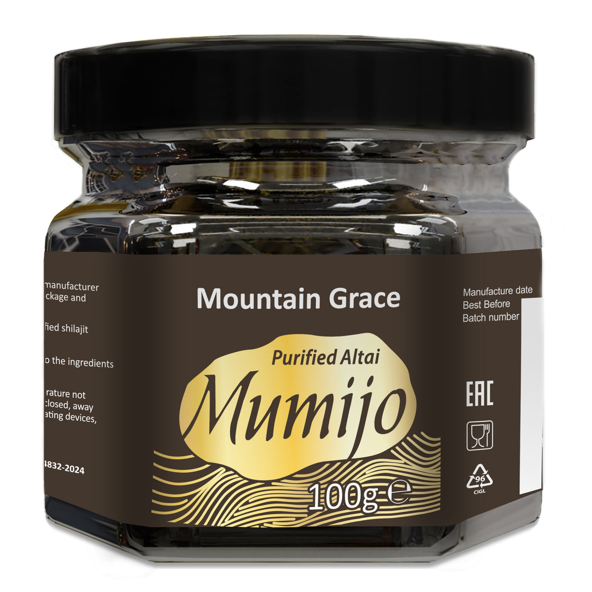 Premium Siberian Shilajit Resin – 100g | 100% Natural Altai Mumiyo