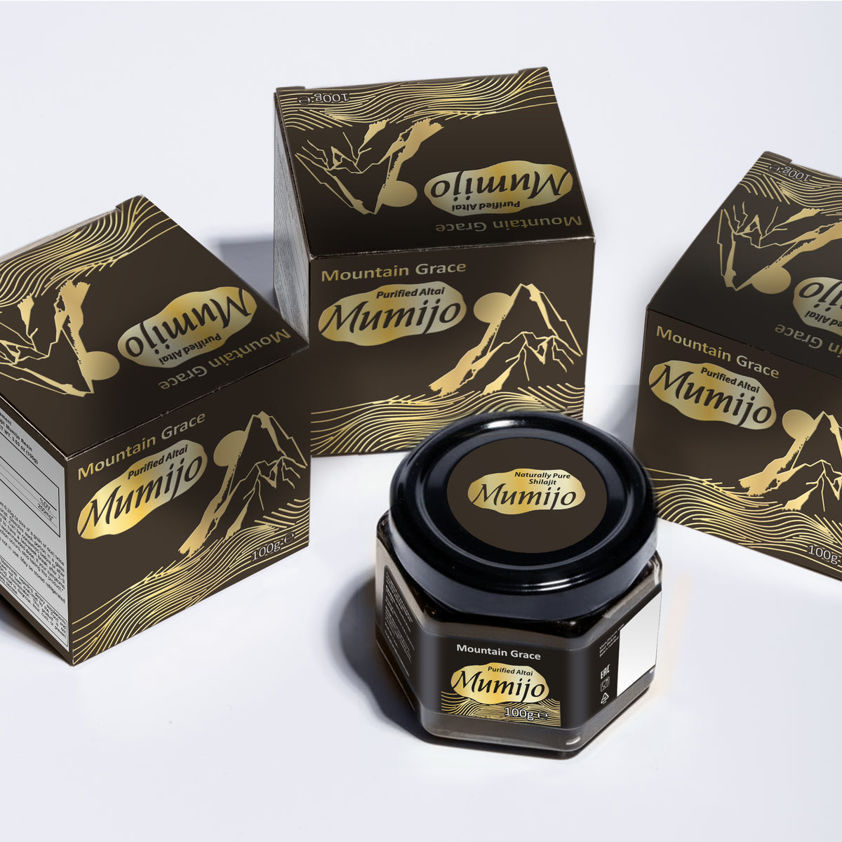Premium Siberian Shilajit Resin – 100g | 100% Natural Altai Mumiyo
