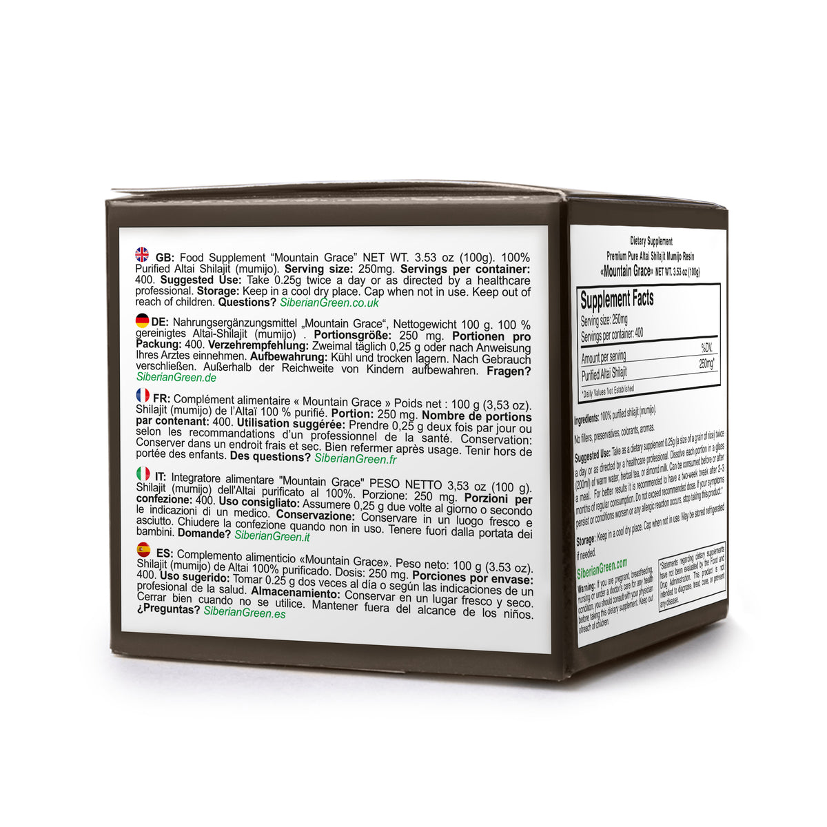 Premium Siberian Shilajit Resin – 100g | 100% Natural Altai Mumiyo