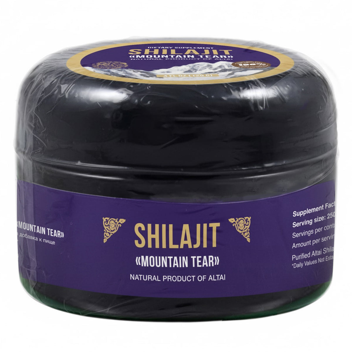 Siberian Green Pure Shilajit Resin "Mountain Tear" – 120g