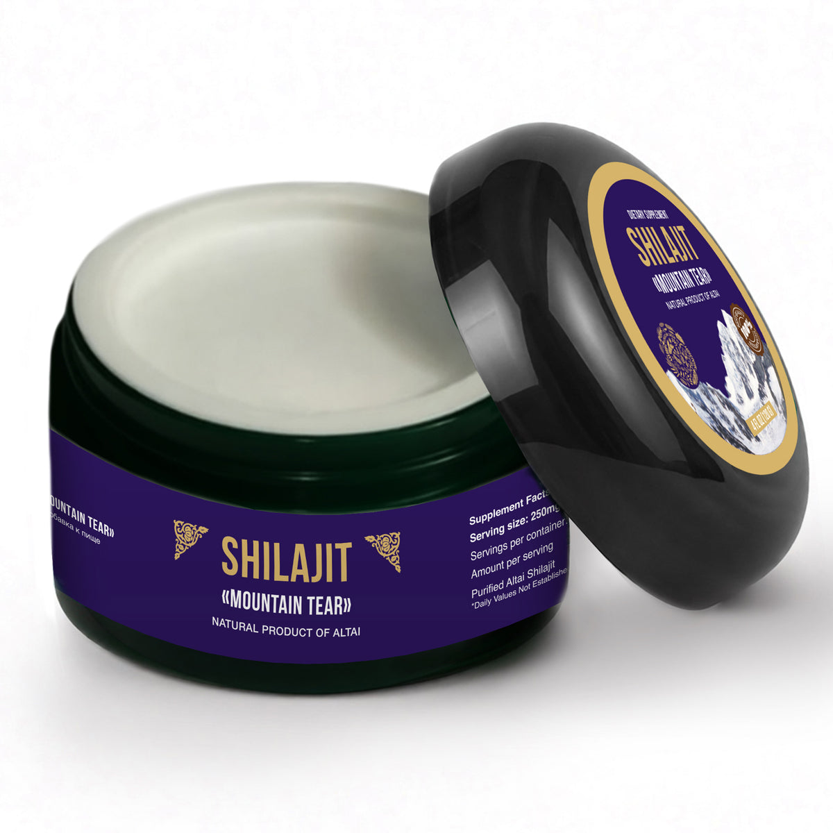 Siberian Green Pure Shilajit Resin "Mountain Tear" – 120g