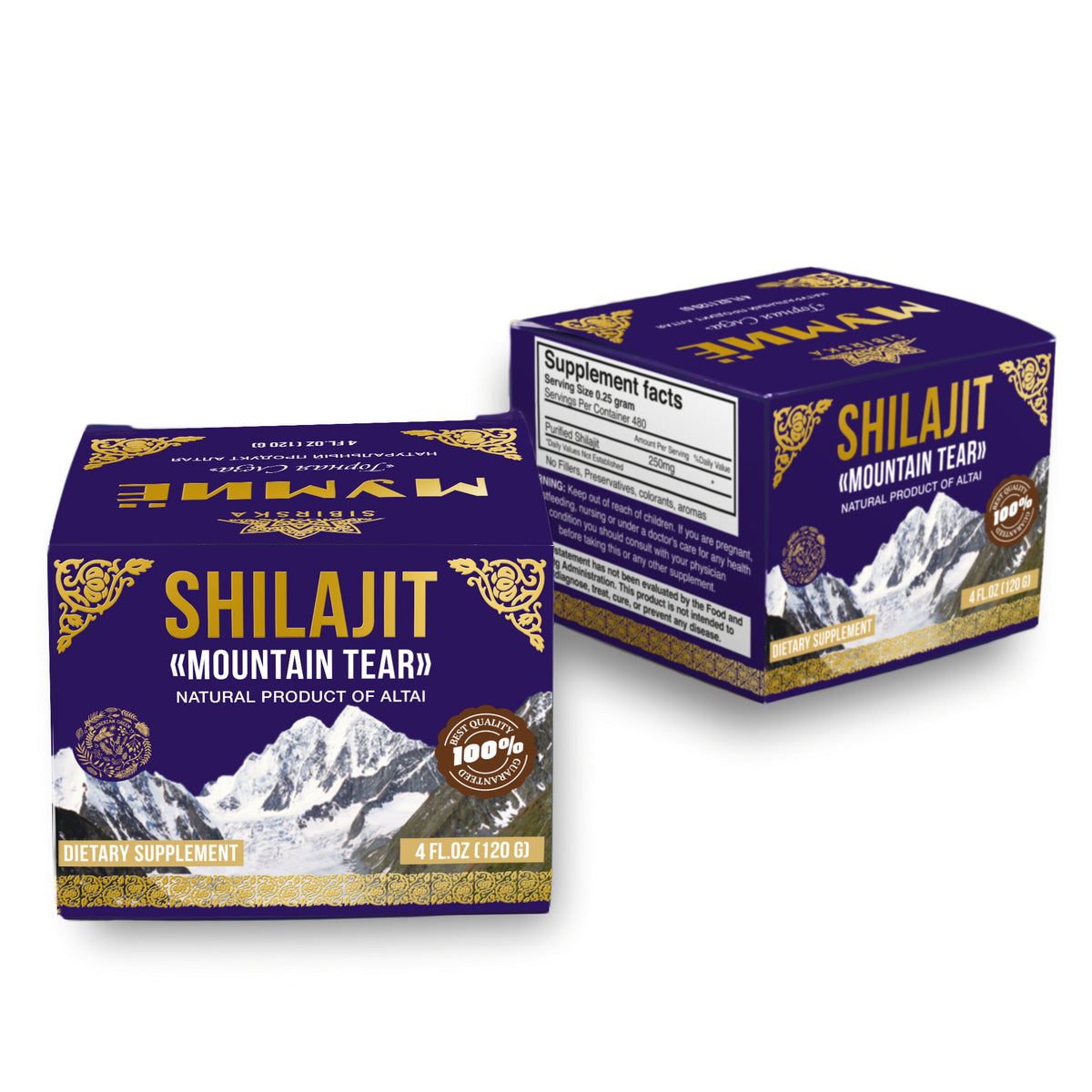 Siberian Green Pure Shilajit Resin "Mountain Tear" – 120g