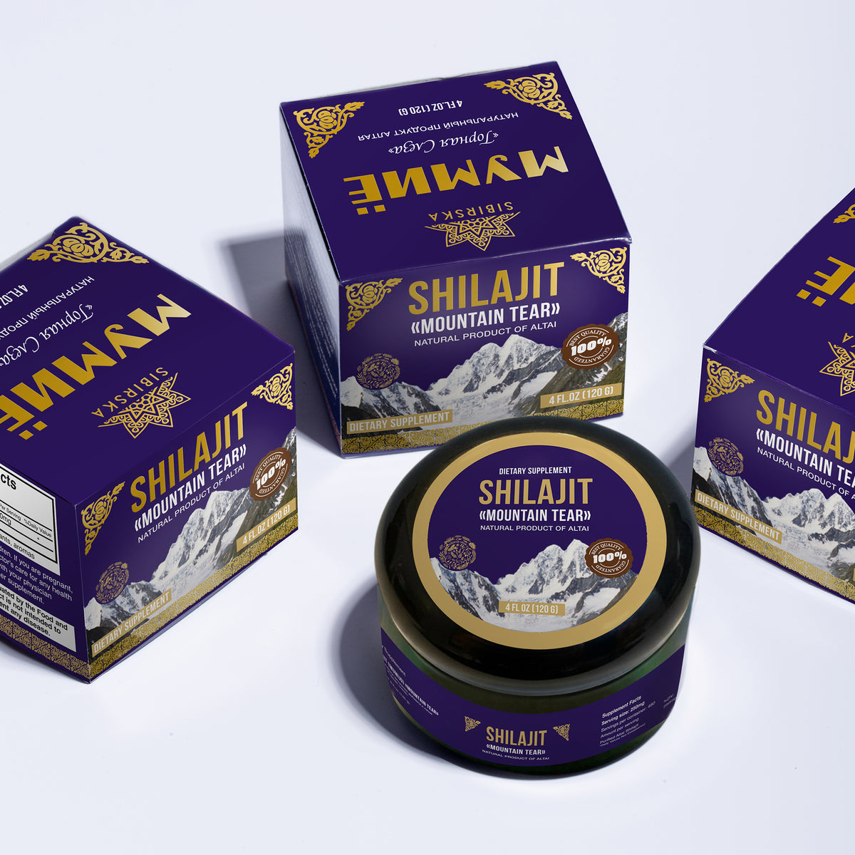 Siberian Green Pure Shilajit Resin "Mountain Tear" – 120g