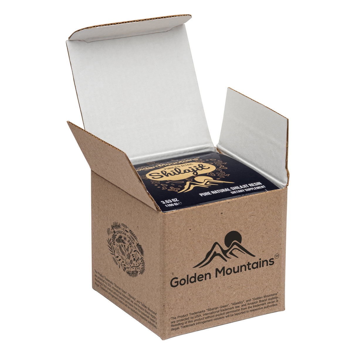 Golden Mountain Shilajit Resin – Pure Altai Shilajit 100g for Australia