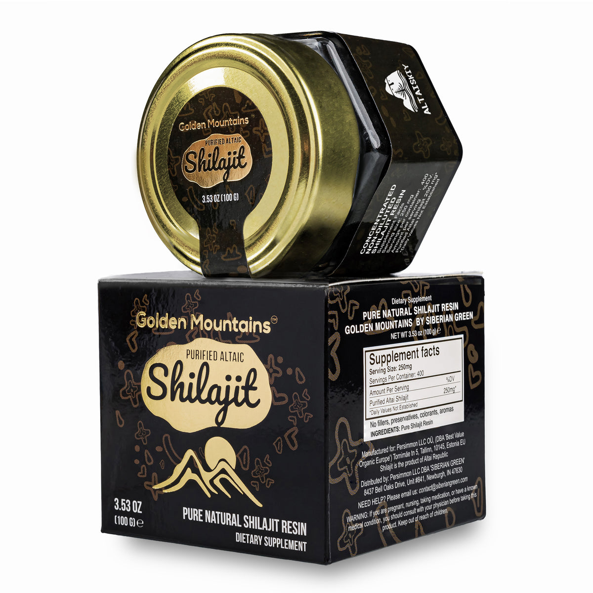 Golden Mountain Shilajit Resin – Pure Altai Shilajit 100g for Australia