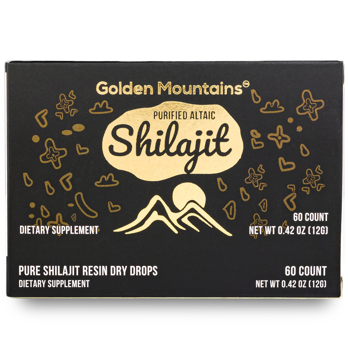 Siberian Green Shilajit – Premium Golden Mountains Shilajit Dry Drops