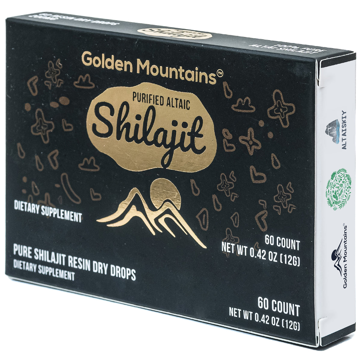 Siberian Green Shilajit – Premium Golden Mountains Shilajit Dry Drops