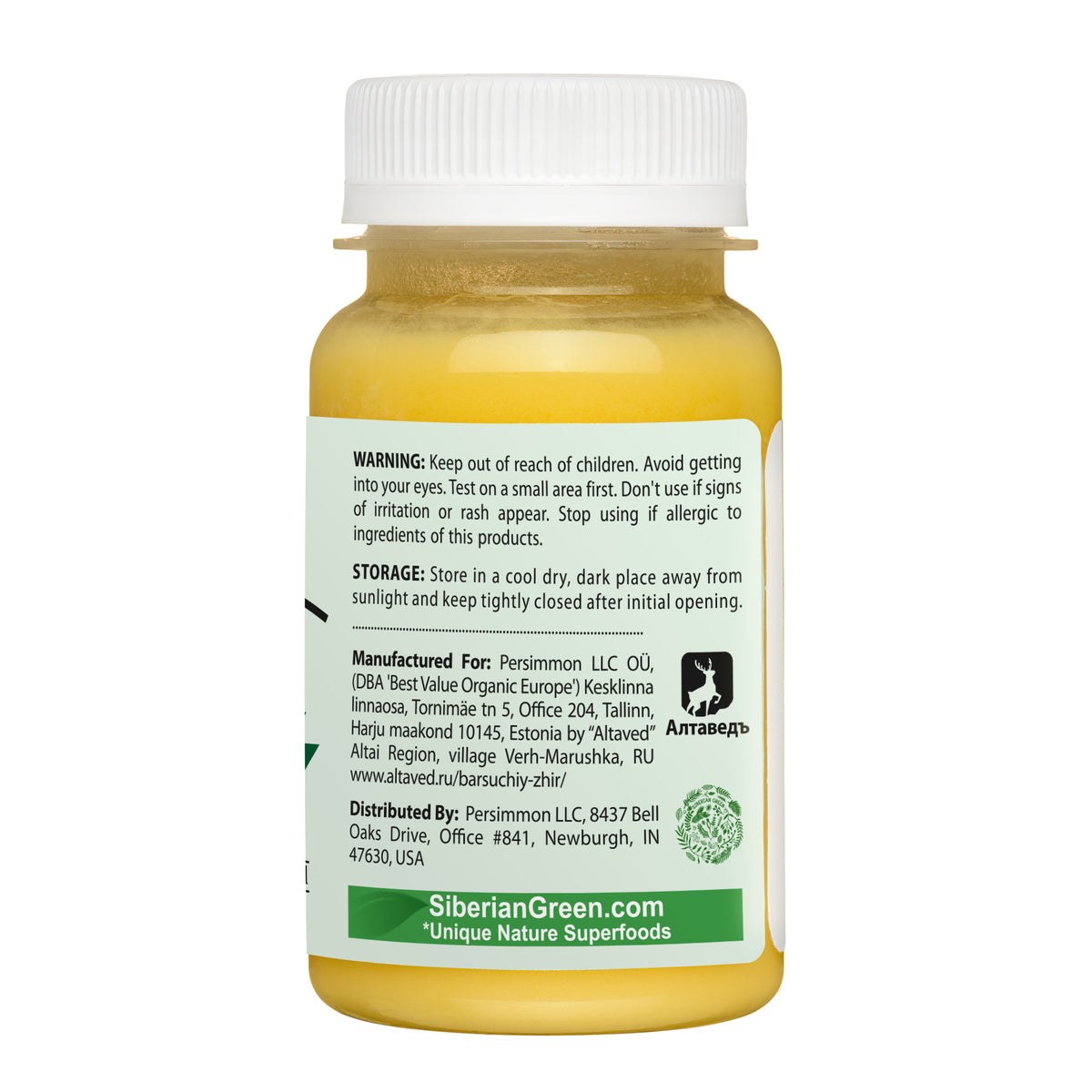 Siberian Badger Fat Cream with Sea Buckthorn & Pine Resin – 100ml