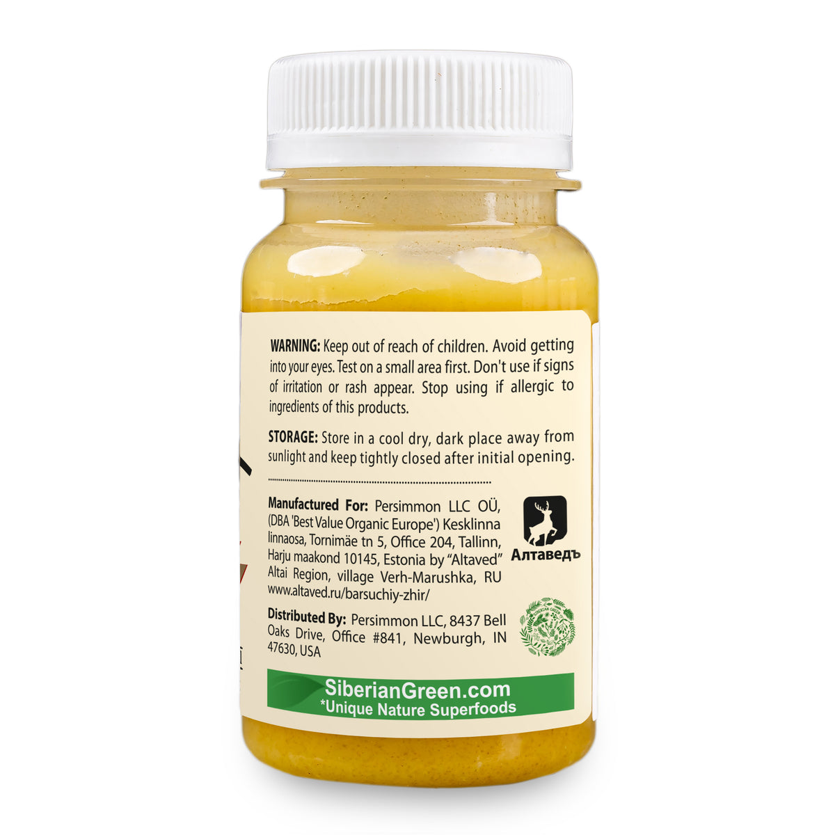 Badger Fat Cream with Altai Shilajit & Siberian Pine Oil – 100ml